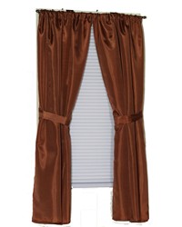 Polyester Fabric Window Curtain in Spice by   