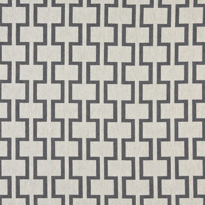 Charlotte Fabrics 10002-02 Grey Upholstery cotton  Blend Fire Rated Fabric Geometric Squares High Wear Commercial Upholstery CA 117 Geometric 