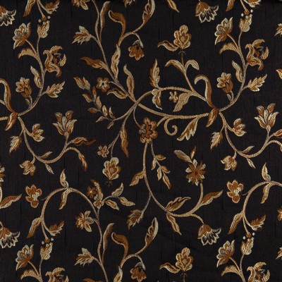 Charlotte Fabrics 10011-03 Drapery Woven  Blend Fire Rated Fabric High Performance CA 117 Vine and Flower 