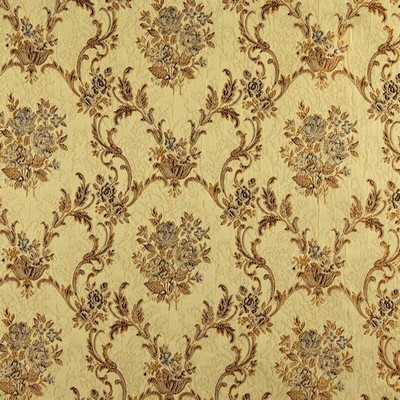 Charlotte Fabrics 10014-08 Drapery Woven  Blend Fire Rated Fabric High Performance CA 117 Vine and Flower 