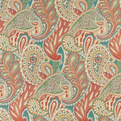 Charlotte Fabrics 10024-01 Drapery cotton  Blend Fire Rated Fabric High Performance CA 117 Classic Paisley 