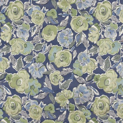 Charlotte Fabrics 10026-02 Drapery polyester  Blend Fire Rated Fabric Heavy Duty CA 117 Modern Floral 