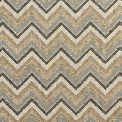 Charlotte Fabrics 10730-04 Upholstery Dyed  Blend Fire Rated Fabric Heavy Duty CA 117 Stripes and Plaids Outdoor Geometric Zig Zag 