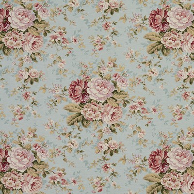 Charlotte Fabrics 10800-02 Drapery Polyester  Blend Fire Rated Fabric High Performance CA 117 Flower Bouquet 