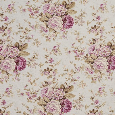 Charlotte Fabrics 10800-04 Drapery Polyester  Blend Fire Rated Fabric High Performance CA 117 Flower Bouquet 
