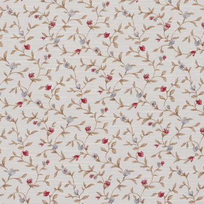 Charlotte Fabrics 10850-04 Drapery Cotton  Blend Fire Rated Fabric High Performance CA 117 Small Print Floral 
