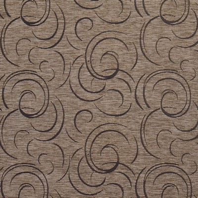 Charlotte Fabrics 1640 Sable Swirl Upholstery Woven  Blend Fire Rated Fabric High Wear Commercial Upholstery CA 117 Geometric Contemporary Tapestry 
