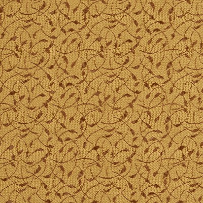 Charlotte Fabrics 1734 Gold Yellow recycled  Blend Fire Rated Fabric Heavy Duty CA 117 Floral Flame Retardant Vine and Flower 