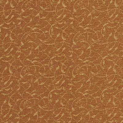 Charlotte Fabrics 1738 Camel Brown recycled  Blend Fire Rated Fabric Heavy Duty CA 117 Floral Flame Retardant Vine and Flower 