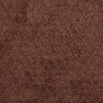 Charlotte Fabrics 1913 Cocoa Brown woven  Blend Fire Rated Fabric Patterned Chenille Heavy Duty CA 117 Solid Color 