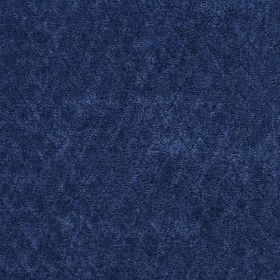 Charlotte Fabrics 1922 Royal Blue woven  Blend Fire Rated Fabric Heavy Duty CA 117 Quilted Matelasse 