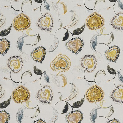 Charlotte Fabrics 20410-01 Drapery polyester Fire Rated Fabric Heavy Duty CA 117 Modern Floral 
