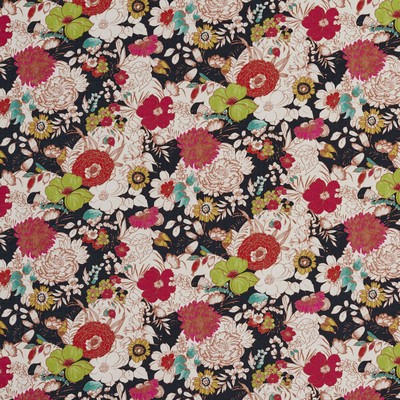Charlotte Fabrics 20420-01 Drapery polyester Fire Rated Fabric Heavy Duty CA 117 Modern Floral 