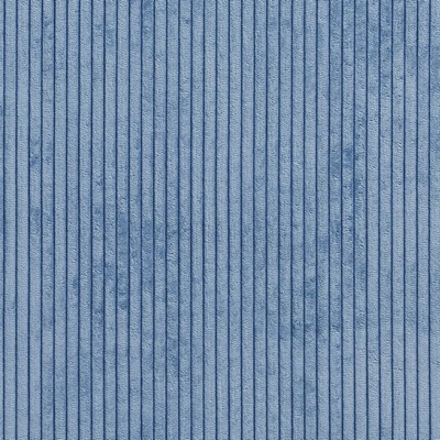 Charlotte Fabrics 20700-03 Blue Drapery woven  Blend Fire Rated Fabric High Performance CA 117 Striped Velvet 