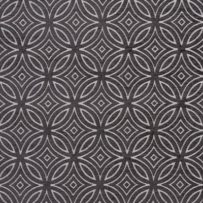 Charlotte Fabrics 20810-05 Black Upholstery Woven  Blend Fire Rated Fabric Patterned Chenille Geometric Heavy Duty CA 117 Geometric 