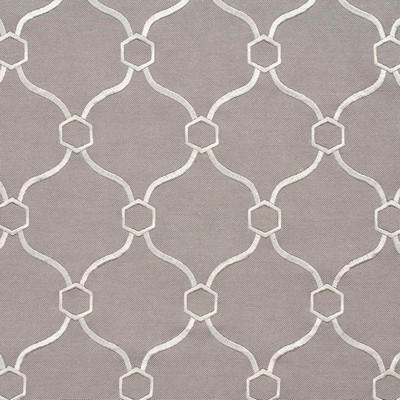 Charlotte Fabrics 20910-09 Grey Multipurpose Rayon  Blend Fire Rated Fabric Crewel and Embroidered Trellis Diamond High Wear Commercial Upholstery CA 117 NFPA 260 Damask Jacquard 
