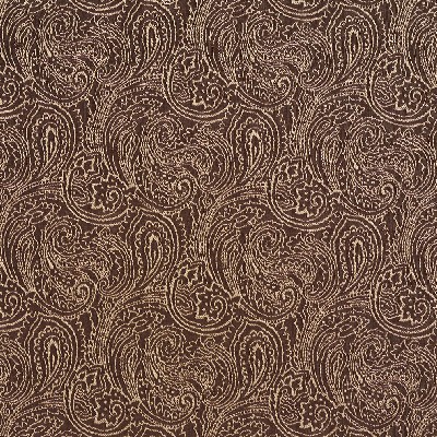 Charlotte Fabrics 2630 Sable/Paisley Beige Woven  Blend Fire Rated Fabric Heavy Duty CA 117 Fire Retardant Print and Textured Classic Paisley 