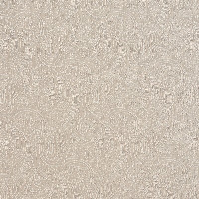 Charlotte Fabrics 2632 Linen/Paisley Beige Woven  Blend Fire Rated Fabric Heavy Duty CA 117 Fire Retardant Print and Textured Classic Paisley 