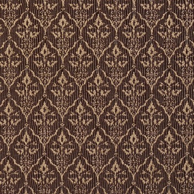 Charlotte Fabrics 2666 Sable/Cameo Beige Woven  Blend Fire Rated Fabric Heavy Duty CA 117 Floral Flame Retardant 
