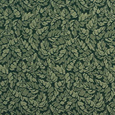 Charlotte Fabrics 2746 Pine Green Upholstery Woven  Blend Fire Rated Fabric High Wear Commercial Upholstery Leaves and Trees 