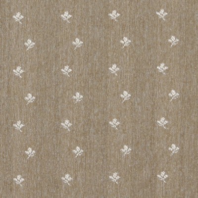 Charlotte Fabrics 3639 Toast Posey Beige Olefin  Blend Fire Rated Fabric High Performance CA 117 