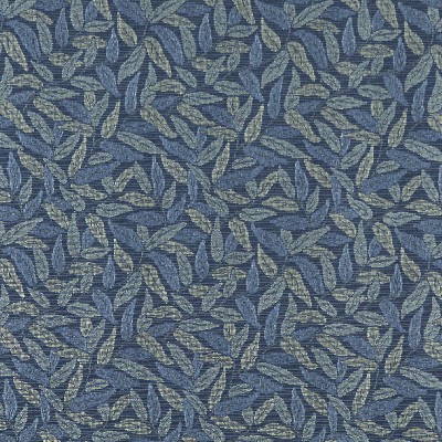 Charlotte Fabrics 3762 Oasis Blue Woven  Blend Fire Rated Fabric High Performance CA 117 Vine and Flower 
