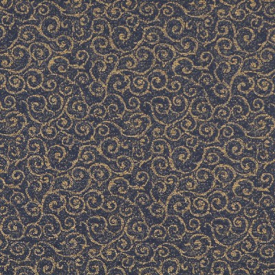 Charlotte Fabrics 3769 Navy Blue cotton  Blend Fire Rated Fabric High Performance CA 117 