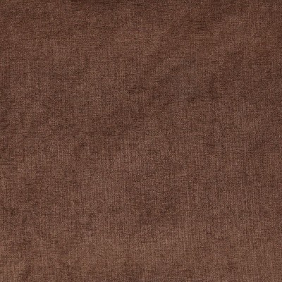 Charlotte Fabrics 4239 Chocolate Brown Upholstery Woven  Blend Fire Rated Fabric Solid Velvet 
