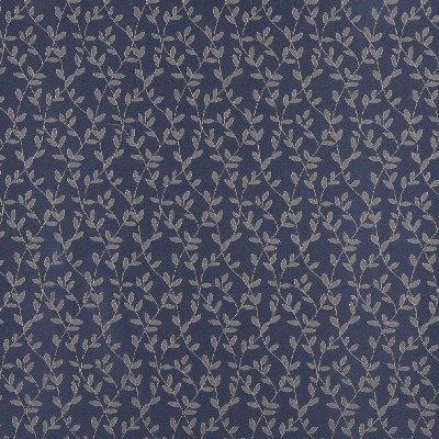 Charlotte Fabrics 4313 Wedgewood Vine Blue cotton  Blend Fire Rated Fabric Heavy Duty CA 117 Vine and Flower 