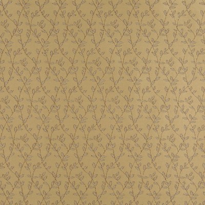 Charlotte Fabrics 4320 Harvest Vine Yellow cotton  Blend Fire Rated Fabric Heavy Duty CA 117 Vine and Flower 