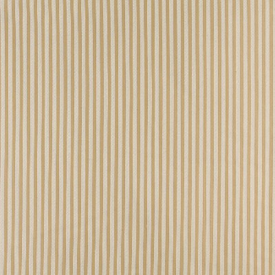 Charlotte Fabrics 4375 Flax Stripe Yellow cotton  Blend Fire Rated Fabric Heavy Duty CA 117 