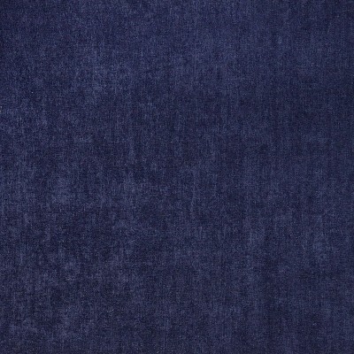 Charlotte Fabrics 5161 Indigo Blue Upholstery Woven  Blend Fire Rated Fabric Solid Velvet 