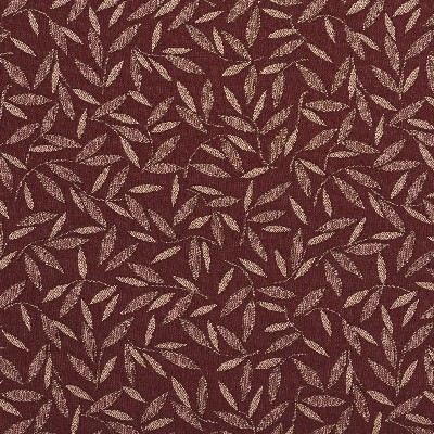 Charlotte Fabrics 5211 Brandy Red Upholstery Woven  Blend Fire Rated Fabric