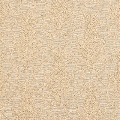 Charlotte Fabrics 5526 Natural/Pineapple Beige Upholstery cotton  Blend Fire Rated Fabric