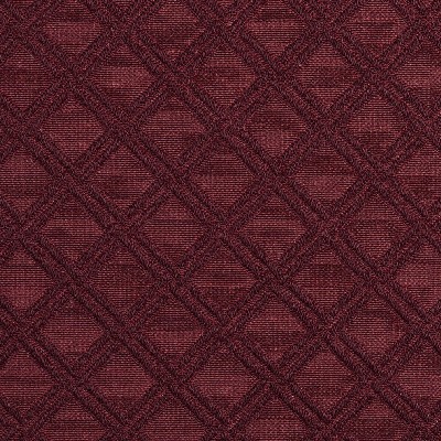 Charlotte Fabrics 5545 Wine/Diamond Red Upholstery cotton  Blend Fire Rated Fabric