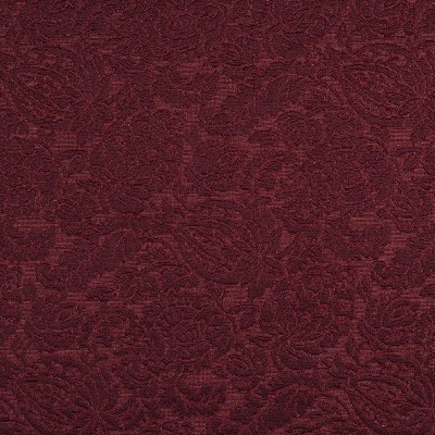 Charlotte Fabrics 5554 Wine/Garden Red Upholstery cotton  Blend Fire Rated Fabric