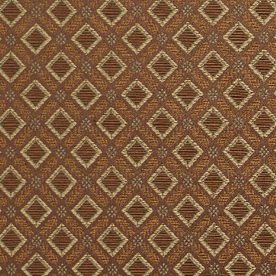 Charlotte Fabrics 5638 Toffee/Trellis Brown Upholstery Woven  Blend Fire Rated Fabric