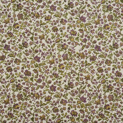 Charlotte Fabrics 5740 Lavender Green Polyester  Blend Fire Rated Fabric Heavy Duty CA 117 Floral Flame Retardant Vine and Flower 