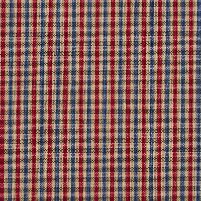 Charlotte Fabrics 5814 Patriot Check Beige Polyester  Blend Fire Rated Fabric Gingham Check High Wear Commercial Upholstery CA 117 Plaid  and Tartan 