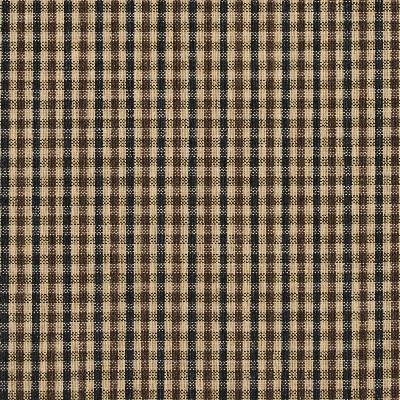Charlotte Fabrics 5817 Espresso Check Beige Polyester  Blend Fire Rated Fabric Gingham Check High Wear Commercial Upholstery CA 117 Plaid  and Tartan 