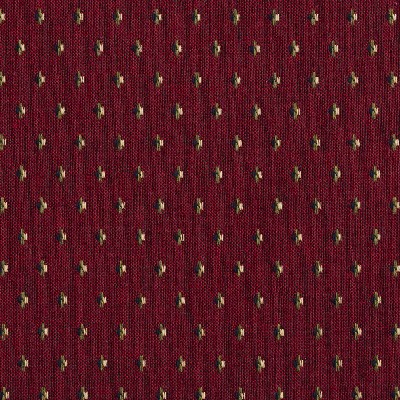 Charlotte Fabrics 5834 Port Dot Red Polyester  Blend Fire Rated Fabric High Wear Commercial Upholstery CA 117 