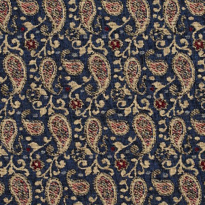 Charlotte Fabrics 5844 Patriot Paisley Beige Polyester  Blend Fire Rated Fabric High Performance Fire Retardant Print and Textured CA 117 Classic Paisley 