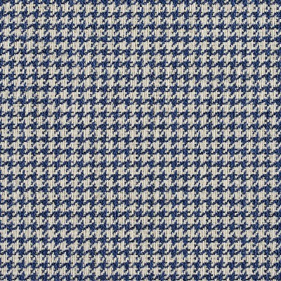Charlotte Fabrics 5853 Laguna Houndstooth Blue Polyester  Blend Fire Rated Fabric High Wear Commercial Upholstery Fire Retardant Print and Textured CA 117 Houndstooth 
