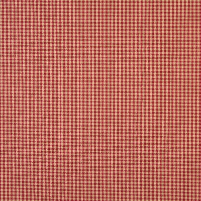 Charlotte Fabrics 6441 Poppy Red Upholstery Acrylic  Blend Fire Rated Fabric Small Check Check 