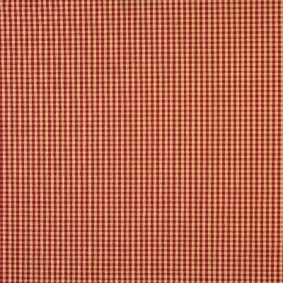 Charlotte Fabrics 6446 Ruby Red Upholstery Acrylic  Blend Fire Rated Fabric Small Check Check 