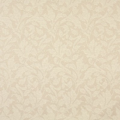 Charlotte Fabrics 6605 Ivory/Leaf Beige Upholstery Woven  Blend Fire Rated Fabric