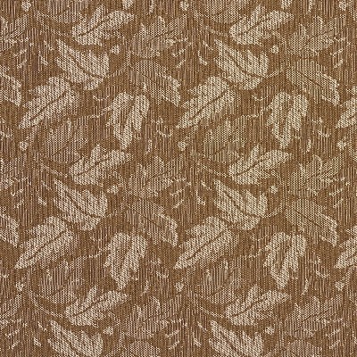 Charlotte Fabrics 6704 Acorn/Leaf Brown Upholstery polyester  Blend Fire Rated Fabric