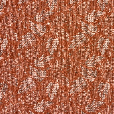 Charlotte Fabrics 6705 Spice/Leaf White Upholstery polyester  Blend Fire Rated Fabric