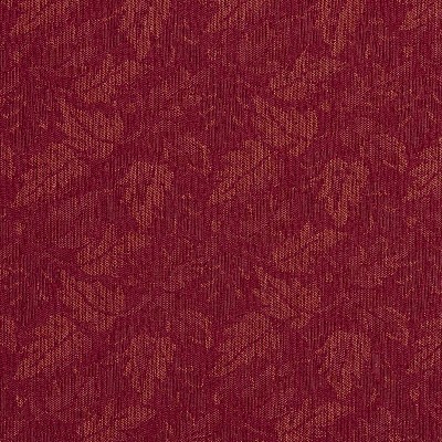 Charlotte Fabrics 6708 Burgundy/Leaf Red Upholstery polyester  Blend Fire Rated Fabric