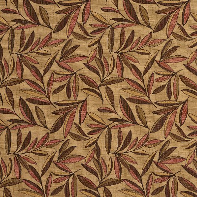 Charlotte Fabrics 6962 Tiki Beige polyester  Blend Fire Rated Fabric Heavy Duty CA 117 Vine and Flower 